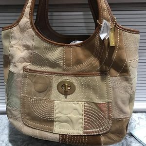 NWT Coach Patchwork bag